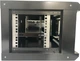 Шкаф серверный настенный с полкой GEAR 12U 19'' 530x400x600 мм Черный (GWMSN-12U) - изображение 3