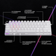 Клавиатура беспроводная Logitech G Pro X 60 Lightspeed Wireless/Bluetooth White (920-011930) - изображение 5