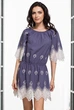 Пляжна туніка з вишивкою Mia-Amore 6390 40(XS) Синій - зображення 1