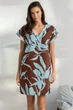 Короткая туника из хлопка Mia-Amore 2001 4XL/5XL Принт - изображение 1