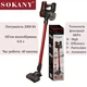 Ручной вертикальный пылесос SOKANY SK-3391 2000 Вт колбовой с циклонным фильтром без мешка l аккумуляторный пылесос с LED подсветкой l Красный - изображение 11