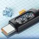 Кабель Essager USB Type-A to USB Type-C 100W (20V/5A) LED дисплей быстрая зарядка для ноутбуков смартфонов и планшетов 1м - изображение 3