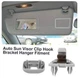 Тримач сонцезахисного козирка Audi A1 A3 A4 A5 Q3 Q5 (2013-2015) 8U0857562, 8E0857562, колір сірий (DK7562) - зображення 3