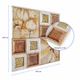 Декоративная ПВХ плитка на самоклейке масляные краски Sticker Wall 300х300х5мм (цена за 1 шт.) - изображение 3