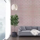Панель стеновая 70*70cm*5mm розовий кирпич с серебром (D) SW-00001501 - изображение 6