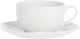 Zestaw filiżanek ze spodkiem La Porcellana Bianca Villadeifiori porcelanowy 450 ml 4 szt (P000200027) - obraz 2