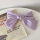 Бант для волос на заколке заколка шпилька Honey Fashion Accessories фиолетовый (12-27) - изображение 1