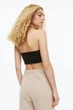 Топ H&M XXS черный 6091031513 - изображение 4