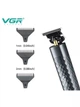 Машинка для стрижки VGR V-077 для волос бороды и усов аккумуляторный с 3 насадками (V-077) - изображение 5