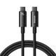 Кабель USB Type-C > USB Type-C Baseus Tungsten Gold Fast Charging Data Cable 240W 2.0m (CAWJ040101) Black - изображение 1