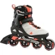 Ролики женские Rollerblade Macroblade 80 Womens 255 Сірий-Червоний - изображение 1