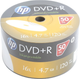 Диски HP DVD+R 4.7GB 16X FF White Inkjet Prontable Spindle Pack 50 шт (4710212142028) - зображення 1