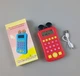 Калькулятор развивающий на украинском языке в коробке A0058U г. 7,5*2,5*15,5 см красный - изображение 1