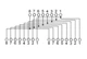 Перехідник мережевий Goobay RJ45 FTP5e 1x2 M/F 0.15m Splitter Yадаптер 1:1 PoE+ сірий(75.06.8911) - зображення 2