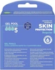 Сменные кассеты (картриджи лезвия) для бритья Wilkinson Sword Hydro 5 SKIN protection Regular 10 шт - изображение 2