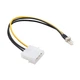 Кабель живлення внутрішній Lucom MoleX-FanPower 3p M/M 0.20m 5V(62.09.8149) - изображение 1