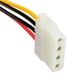 Кабель живлення внутрішній Lucom MoleX-SATA 15p F/M 0.17m прямий(62.09.8156) - изображение 3