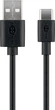 Кабель пристроїв Goobay USB Type-C-2.0A M/M 0.5m (USB2.0) 15W AWG28 SuperFast чорний(75.05.9118) - изображение 1