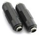 Перехідник живлення Lucom Jack DC F/F 5.5x2.1mm адаптер чорний(62.09.8417) - зображення 2