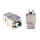 Роз'єм Lucom RJ45 STP6a-конектор /F Keystone AWG22-26 LSA PoE+ срібний(62.09.8116) - изображение 5