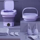 Портативная стиральная машина Mini Folding Washing Machine 8л. (мини стиралка) Фиолетовый MF-320-Violet - изображение 9