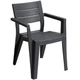 Стілець садовий Keter Julie dining chair графіт 246188 - изображение 1