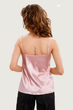 Майка (тонка бретель) Fleri Попіл троянди 44 F50077 - зображення 2