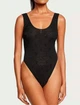 Боді Victoria's Secret Victoria's Secret Satin Bow Cut Out Bodysuit Чорний S - зображення 1