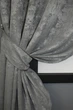 Комплект коротких штор VR-Textil Жаккард Sultan YL № 1212ш Серый 130х170 см 2 шт (35-0072) - изображение 3
