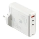 Мережевий зарядний пристрій Remax RP-U106 140W 2C+1A GaN, White - зображення 3
