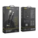 Кабель для зарядки и обмена данными Yoki YK-LE17 LED Series USB/Lightning 12W 2.4A/5V 2 m Black - изображение 2
