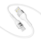 Кабель для зарядки и обмена данными USB YOKI YK-EX11 EXTRA Series USB/Type C 60W (3A/20V) 1.2m White - изображение 4
