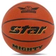 Мяч баскетбольный STAR MIGHTY BB4597 №7 PU оранжевый - изображение 1