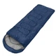 Спальний мішок (спальник) ковдра з капюшоном E-Tac SB-01 Navy Blue - зображення 1