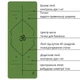 Коврик для йоги Marjari Yoga Basic 183x61x0.6 cм Green - изображение 3