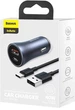 Зарядний пристрій в автомобіль Baseus 40W 1USB/1Type-C/PD/QC/3A із кабелем USB For Type-C 5A 1м Dark Gray (TZCCJD-0G) - зображення 10