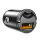Зарядний пристрій в автомобіль Baseus Tiny Star Mini Quick Charge Car Charger USB Port 30W Gray (VCHX-A0G) - зображення 1