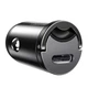 Зарядний пристрій в автомобіль Baseus Tiny Star Mini Quick Charge Car Charger USB Type-C Port 30W Gray (VCHX-B0G) - зображення 1