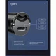 Зарядний пристрій в автомобіль Baseus Tiny Star Mini Quick Charge Car Charger USB Type-C Port 30W Gray (VCHX-B0G) - зображення 6