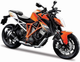 Металева модель Maisto KTM 1290 Super Bike з підставкою 1:12 Чорно-помаранчева (0090159327103) - зображення 2