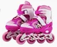 Детские раздвижные ролики Mic Minnie Mouse стелька 21-23 см Размер 35-38 Pink - изображение 1