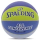 Мяч баскетбольный PU SPALDING ALL CONFERENCE 77394Y №7 синий-желтый - изображение 1