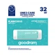 Флеш-накопитель USB3.0 32GB GOODRAM UME3 Care Green (UME3-0320CRR11) - изображение 2