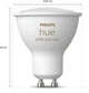 Лампа розумна Philips Hue GU10, 5.7W(50Вт), 2000K-6500K, RGB, ZigBee, Bluetooth, димування, 2шт (929001953112) - зображення 10