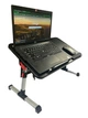 Столик для ноутбука VHG A8 з охолодженням 17`` 520 x 300мм, Laptop Table with USB Cooling Fans, Black - изображение 2