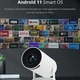 Портативный Смарт Проектор HY300 Android HD 130" 1.2-4м 2/8GB WiFi USB, HDMI, AUX 1280х720P 4K 30 fps Белый - изображение 2