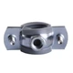 Хомут в зборi CR 3/8″ (16-19мм) з гвинтом-шурупом 8*80 та дюбелем в уп., сірий - изображение 3