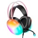 Ігрові навушники з мікрофоном Hocо W109 Plus (2 метри, RGB, об'ємний звук 7.1, USB, дротові, з оголов'ям) - Чорний - зображення 6