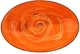 Блюдо глубокое Wilmax Spiral Orange овальное 25х16.5х6 см 570 мл (WL-669340/A) - изображение 1