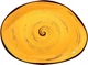 Блюдо Wilmax Spiral Yellow камень 33х24.5 см 700 мл (WL-669442/A) - изображение 1